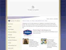 Tablet Screenshot of cimarronspa.com